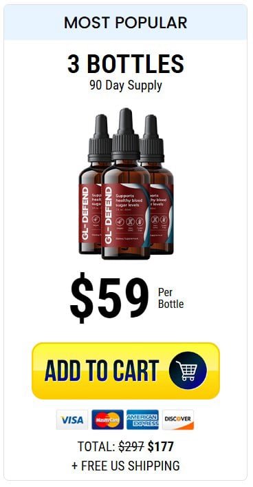 GL-DEFEND -3-bottle - order-now-( Ninety Days Supply) - image